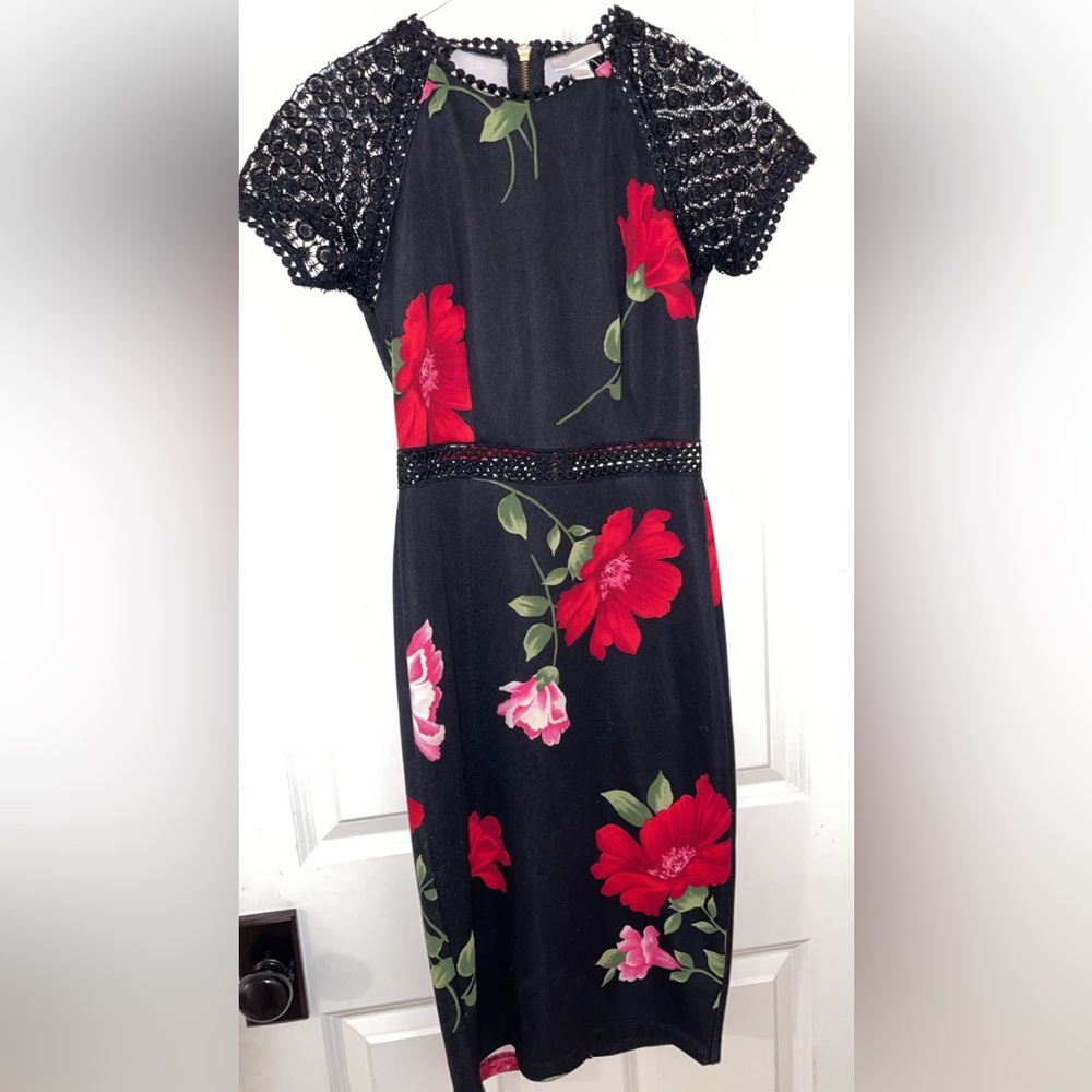 Bodycon Floral Dress